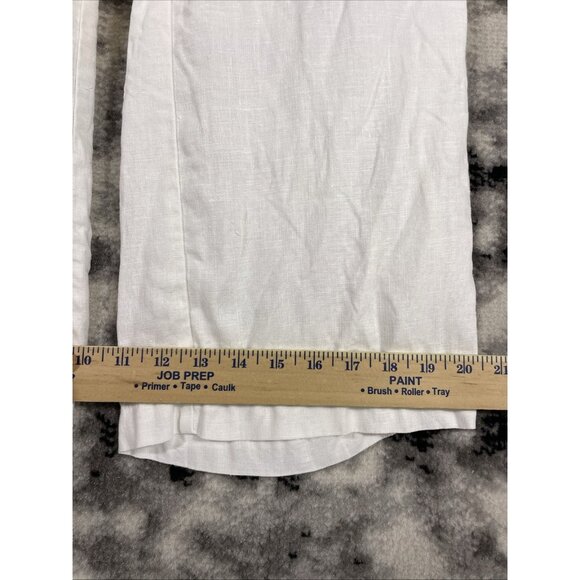 Athleta White Cabo Linen Pants - Picture 8 of 12